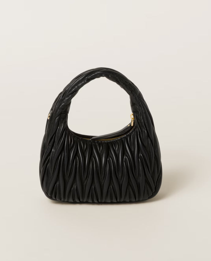 MIU MIU Borsa hobo wander in nappa matelassé