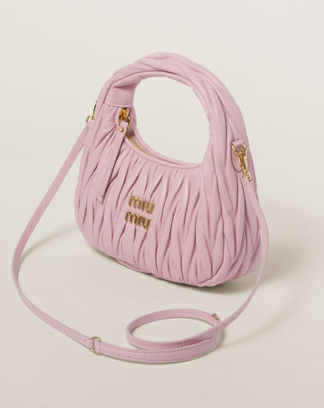 MIU MIU Borsa hobo wander in nappa matelassé