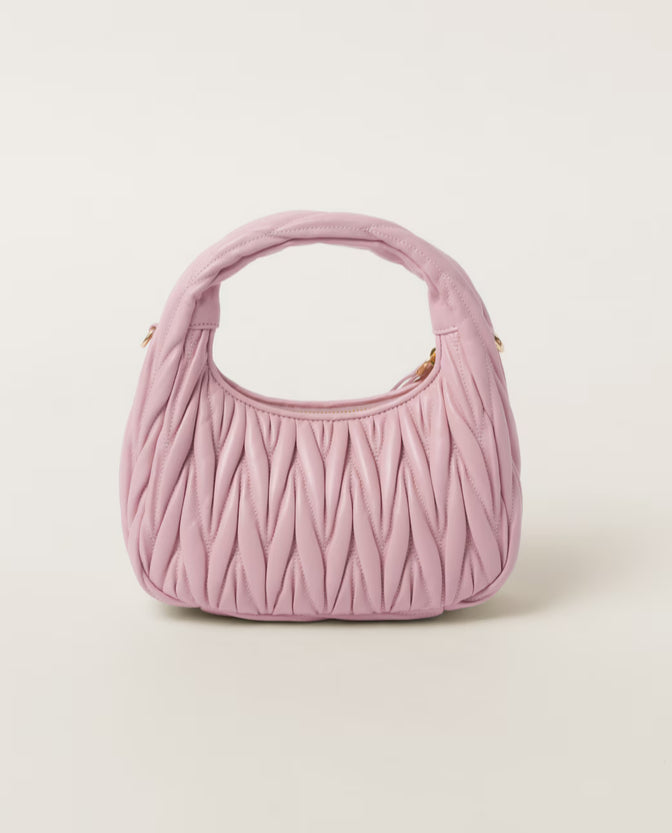 MIU MIU Borsa hobo wander in nappa matelassé