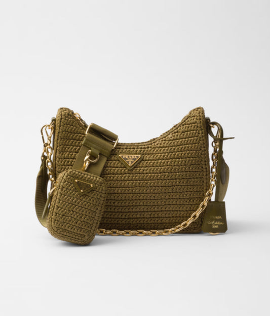 Borsa prada re-edition 2005 in crochet