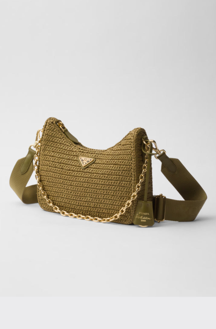 Borsa prada re-edition 2005 in crochet