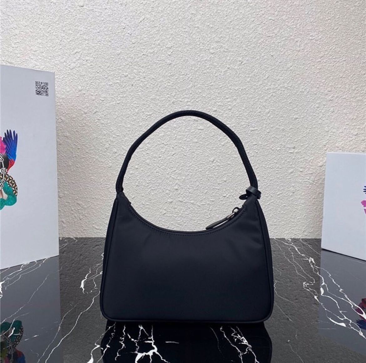 PRADA MINI BORSA IN RE-NYLON