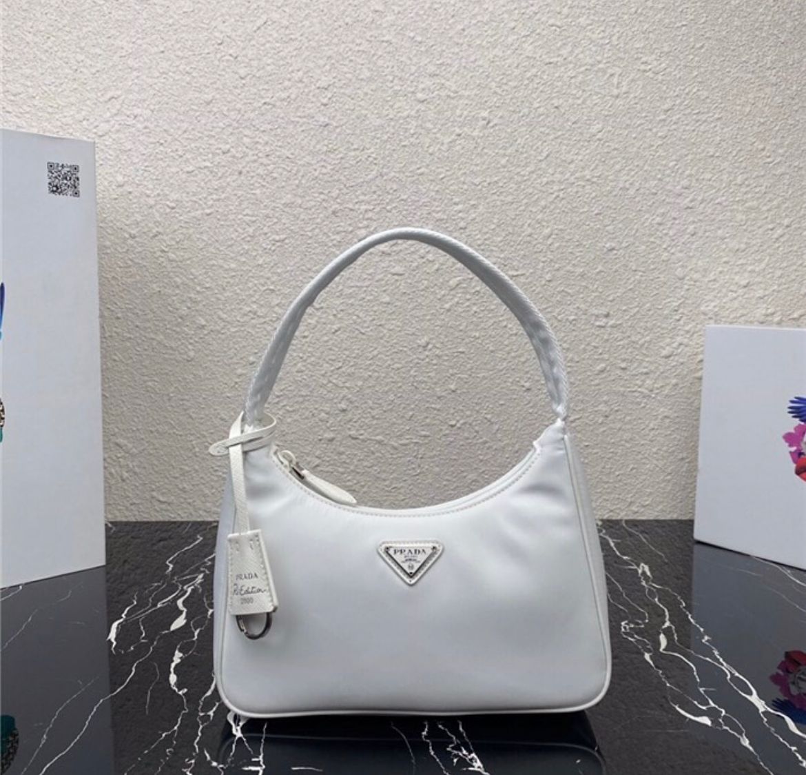 PRADA MINI BORSA IN RE-NYLON